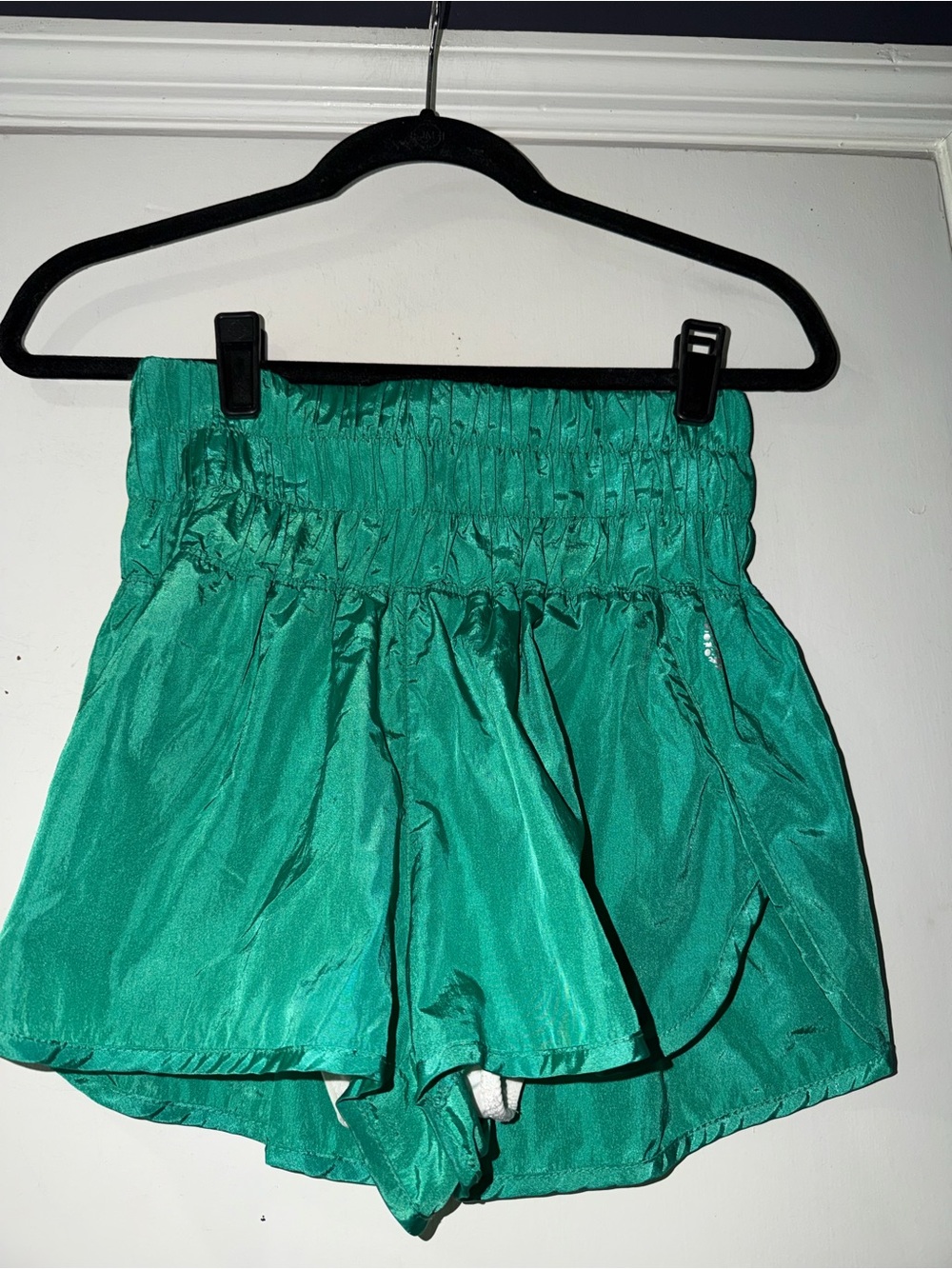 FP Movement by Free People Teal Green High-Waist Athletic Shorts